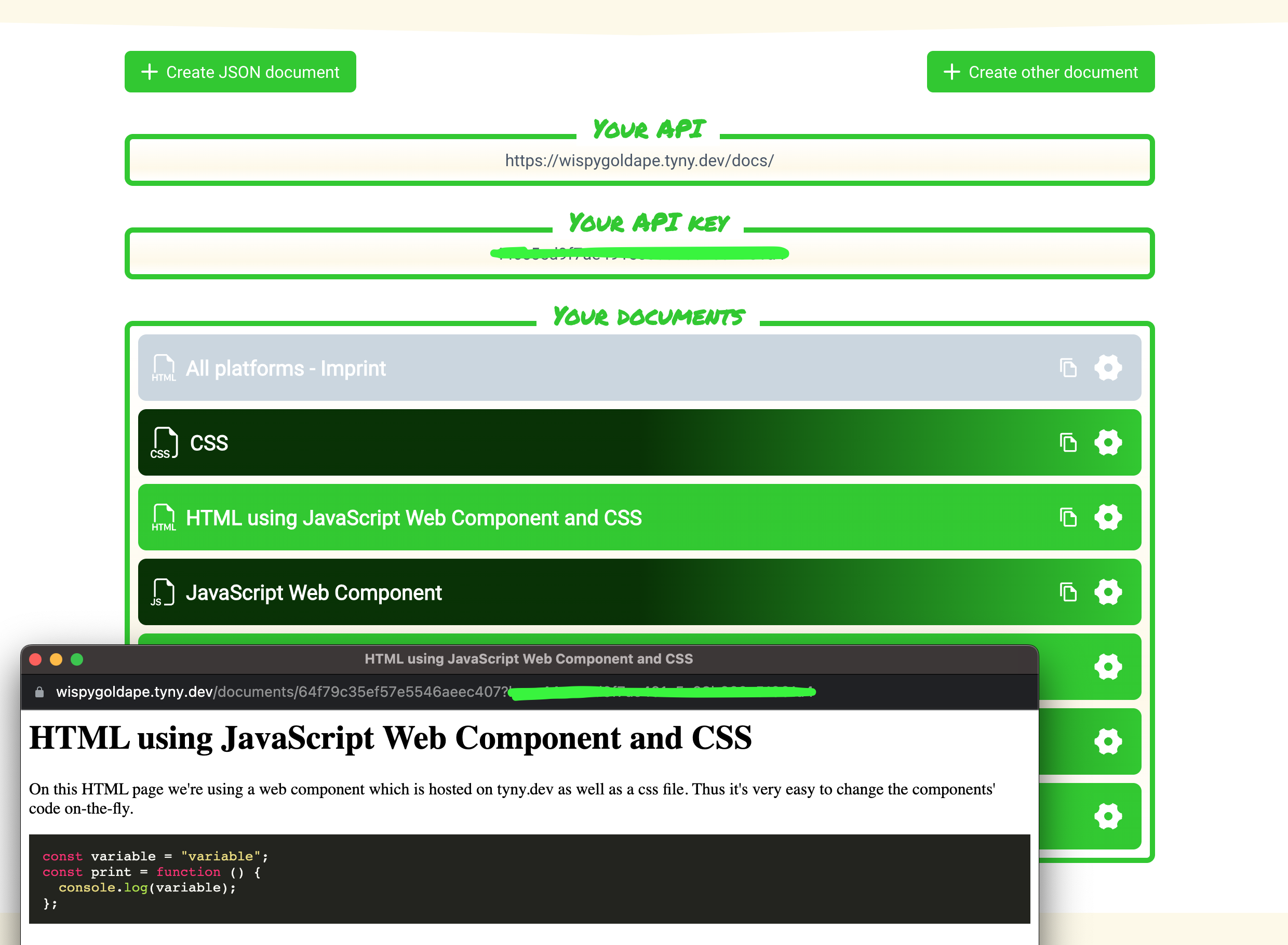 Editor - Use HTML, CSS and JavaScript documents all together