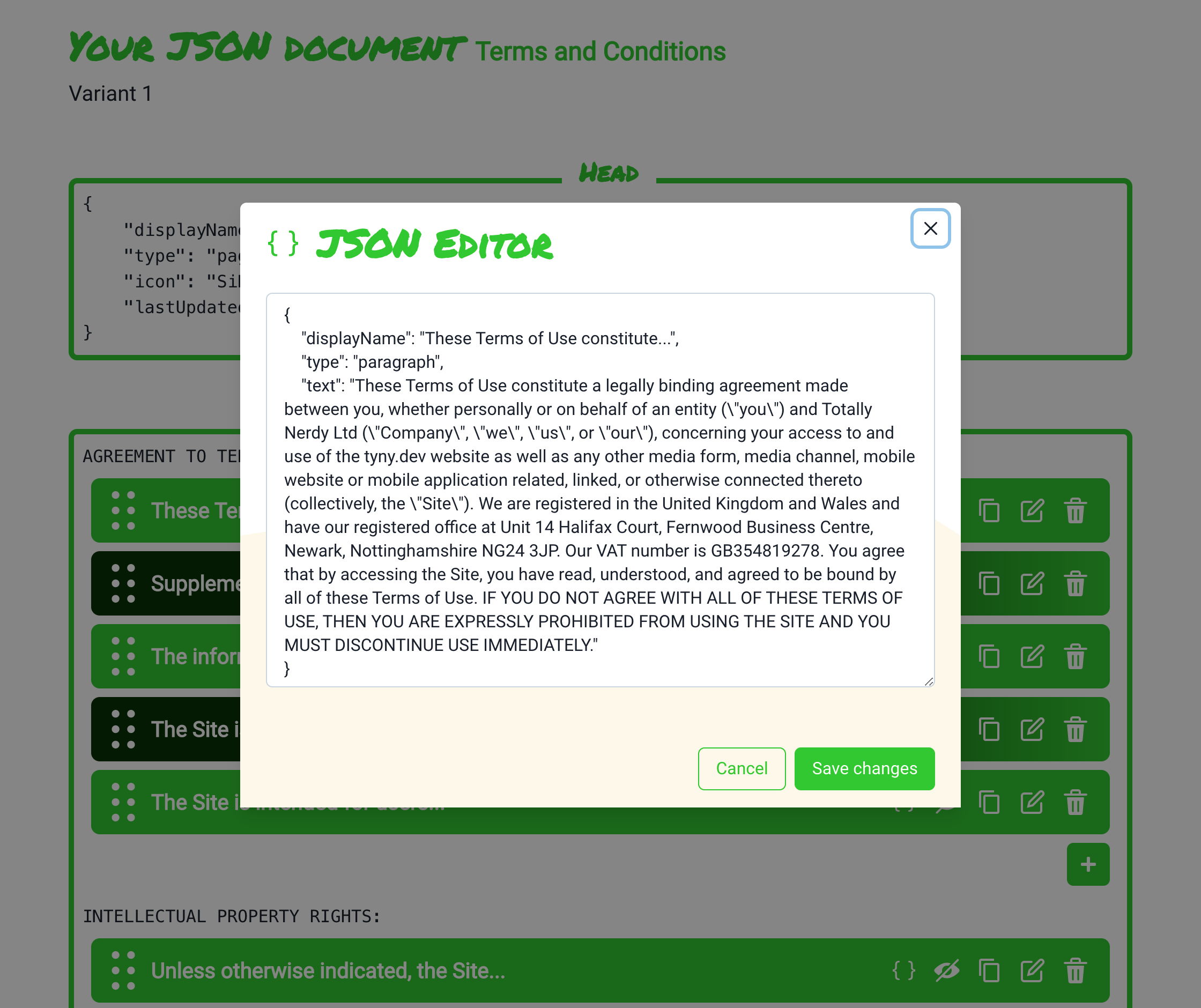 tyny.dev modifying one paragraph